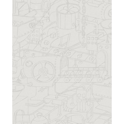 Komar Vliesová fototapeta Doodle Factory 250 x 200 cm Komar Vliesová fototapeta Doodle Factory 250 x 200 cm