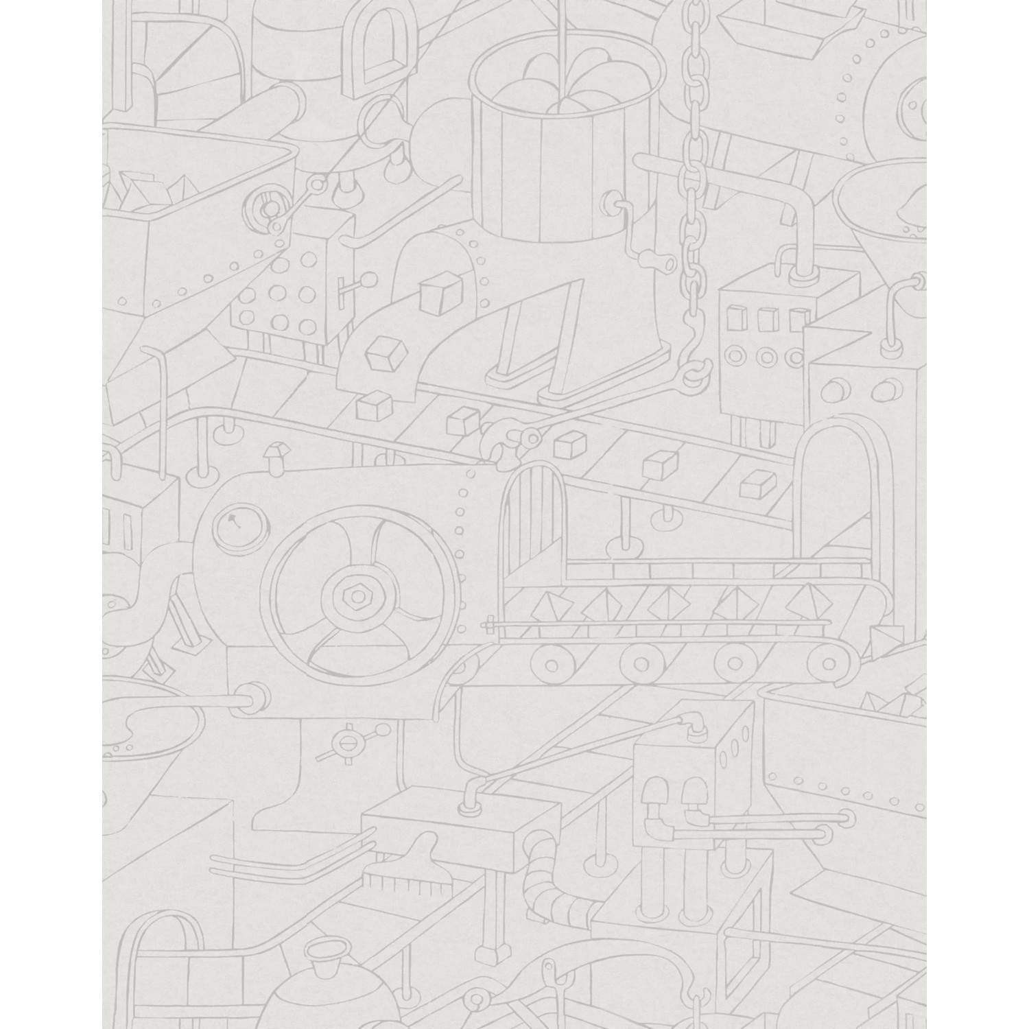 Komar Vliesová fototapeta Doodle Factory 250 x 200 cm Komar Vliesová fototapeta Doodle Factory 250 x 200 cm