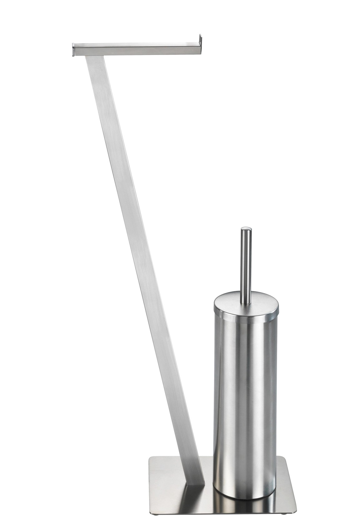 Wenko WC kefa a držiak WC papiera Lirio, matná strieborná, 15 x 30 x 68,5 cm Wenko WC kefa a držiak WC papiera Lirio, matná strieborná, 15 x 30 x 68,5 cm