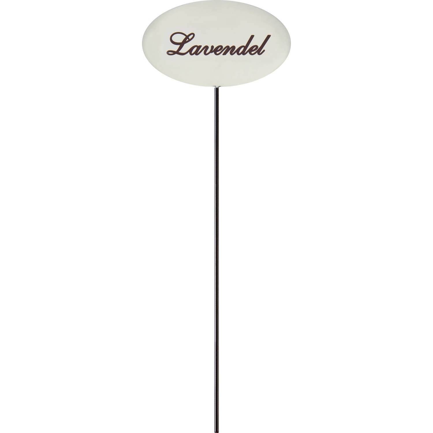 Bylinkový zápich levandule, biely smalt, 30 cm Bylinkový zápich levandule, biely smalt, 30 cm