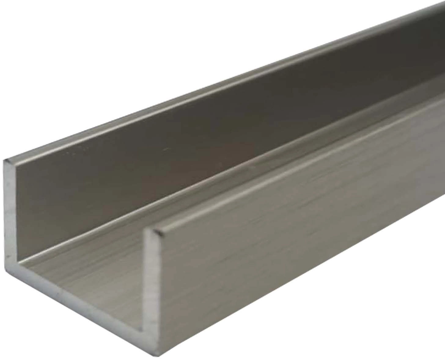 Arcansas U-Profil z prírodného hliníka 8 x 8 x 1000 mm Arcansas U-Profil z prírodného hliníka 8 x 8 x 1000 mm
