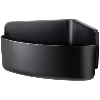 tesa Rohový košík do sprchy Lavaa veľ. M, matná čierna, 120 x 200 x 200 mm tesa Rohový košík do sprchy Lavaa veľ. M, matná čierna, 120 x 200 x 200 mm