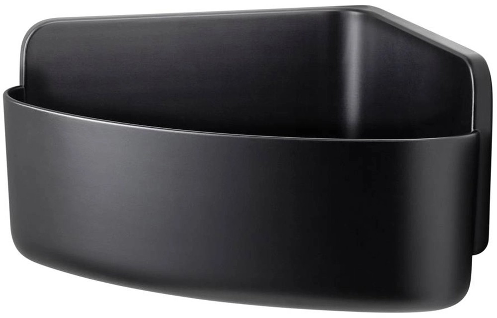 tesa Rohový košík do sprchy Lavaa veľ. M, matná čierna, 120 x 200 x 200 mm tesa Rohový košík do sprchy Lavaa veľ. M, matná čierna, 120 x 200 x 200 mm