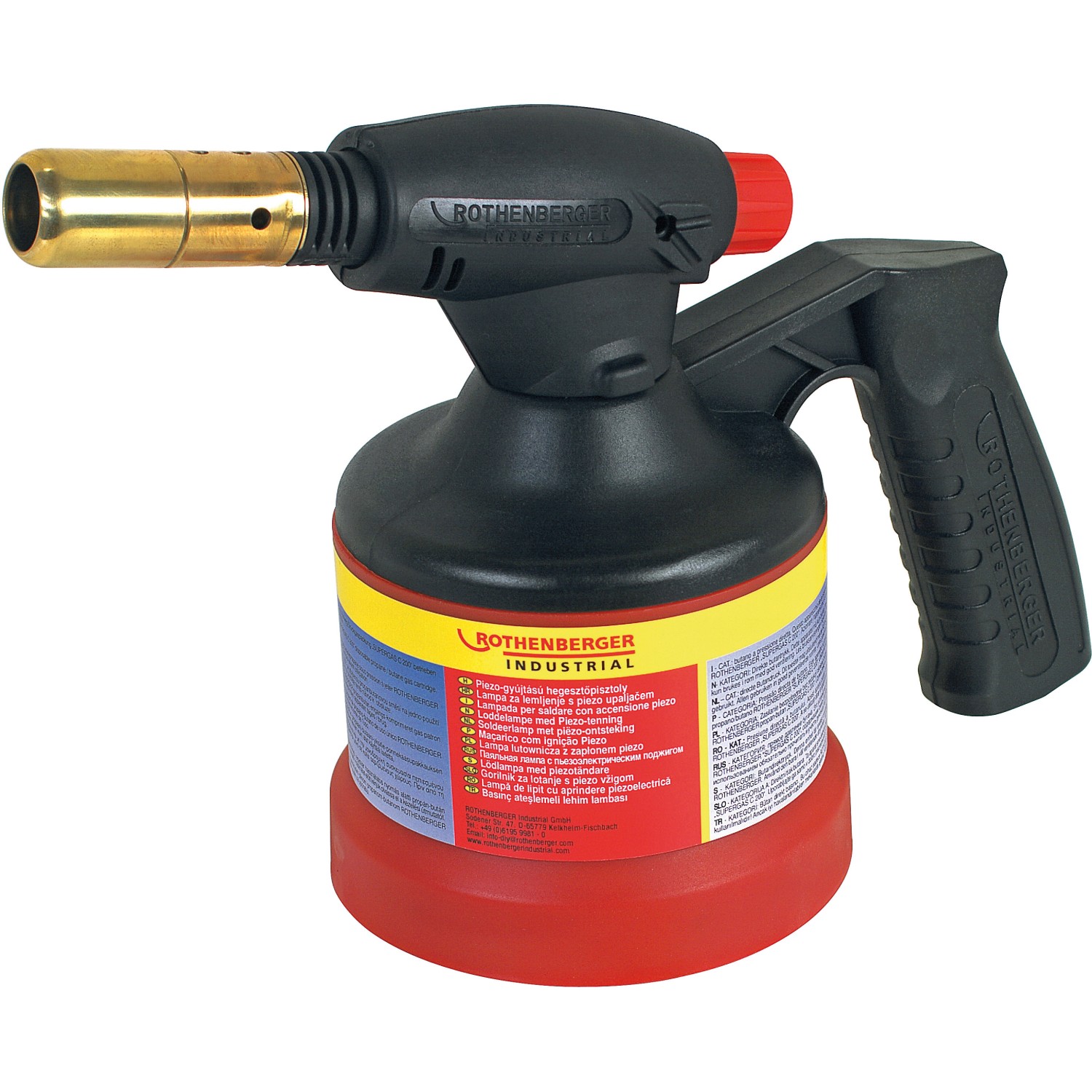 Letovacia lampa s piezoelektrickým zapaľováním 1800 °C Letovacia lampa s piezoelektrickým zapaľováním 1800 °C