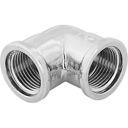 OBI Závitové koleno 14,9 mm (Rp 3/8) mosadz pochrómovaná OBI Závitové koleno 14,9 mm (Rp 3/8) mosadz pochrómovaná