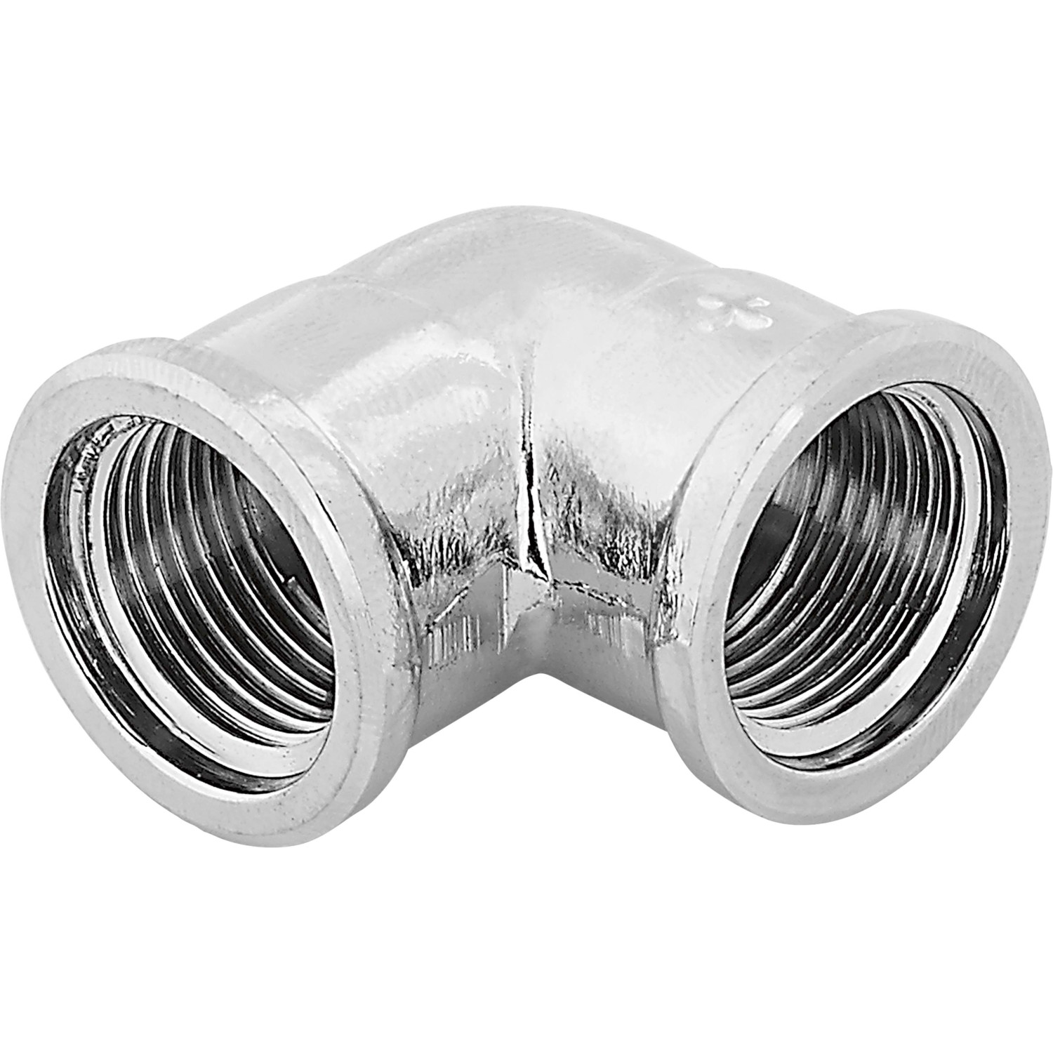 OBI Závitové koleno 14,9 mm (Rp 3/8) mosadz pochrómovaná OBI Závitové koleno 14,9 mm (Rp 3/8) mosadz pochrómovaná