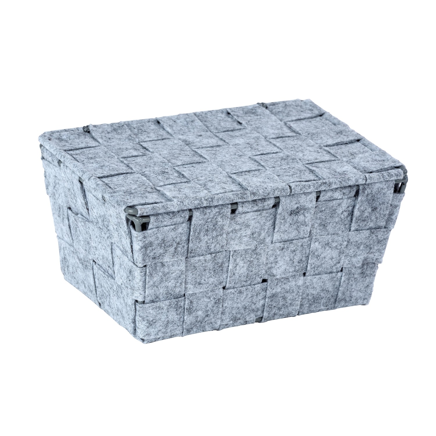 Wenko Úložný kôš s vekom Adria Feltro mini polyester 19 x 9,5 x 14 cm Wenko Úložný kôš s vekom Adria Feltro mini polyester 19 x 9,5 x 14 cm