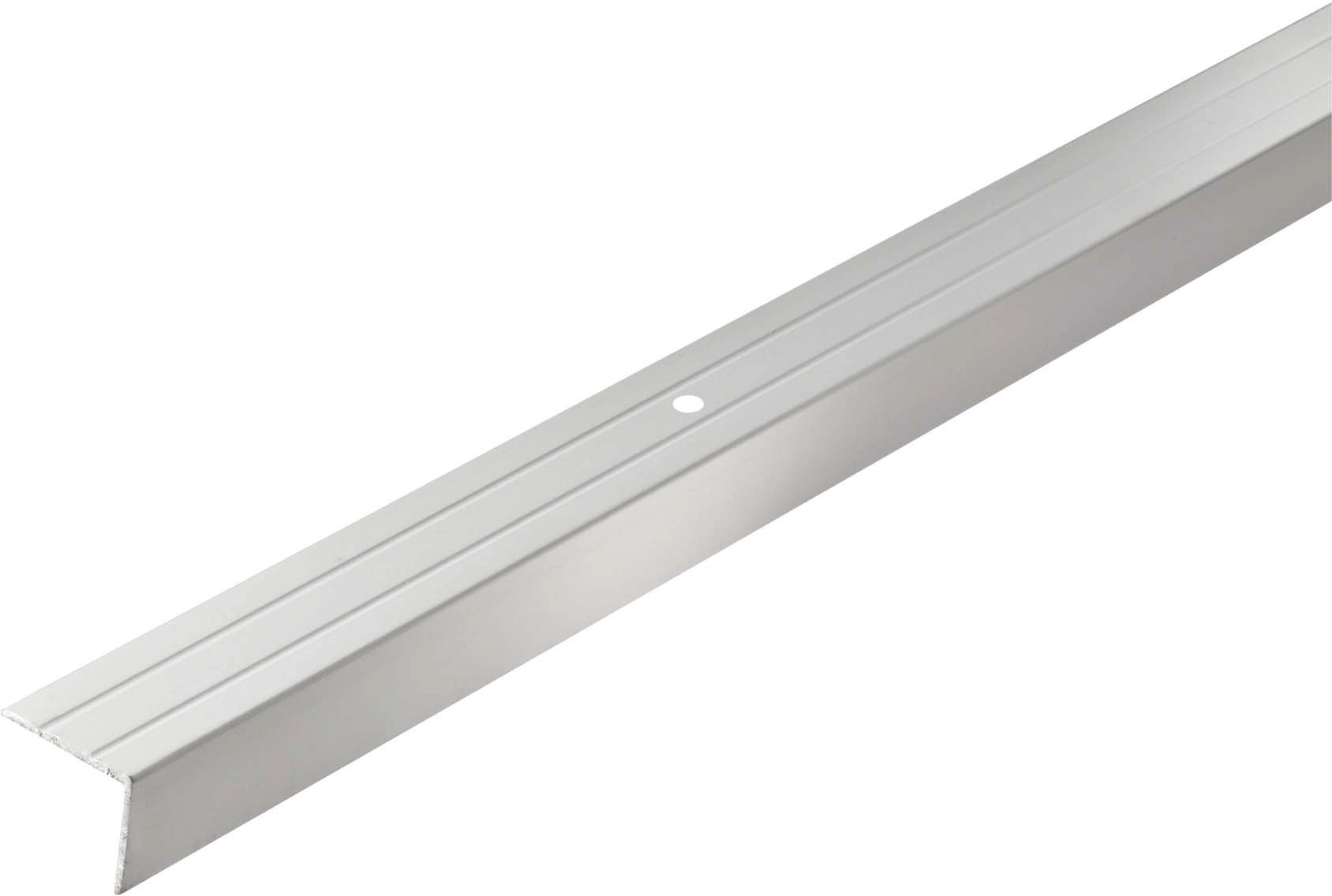 Arcansas Schodová lišta DECORGRALL alu strieborná elox 25 x 20 x 2000 mm Arcansas Schodová lišta DECORGRALL alu strieborná elox 25 x 20 x 2000 mm