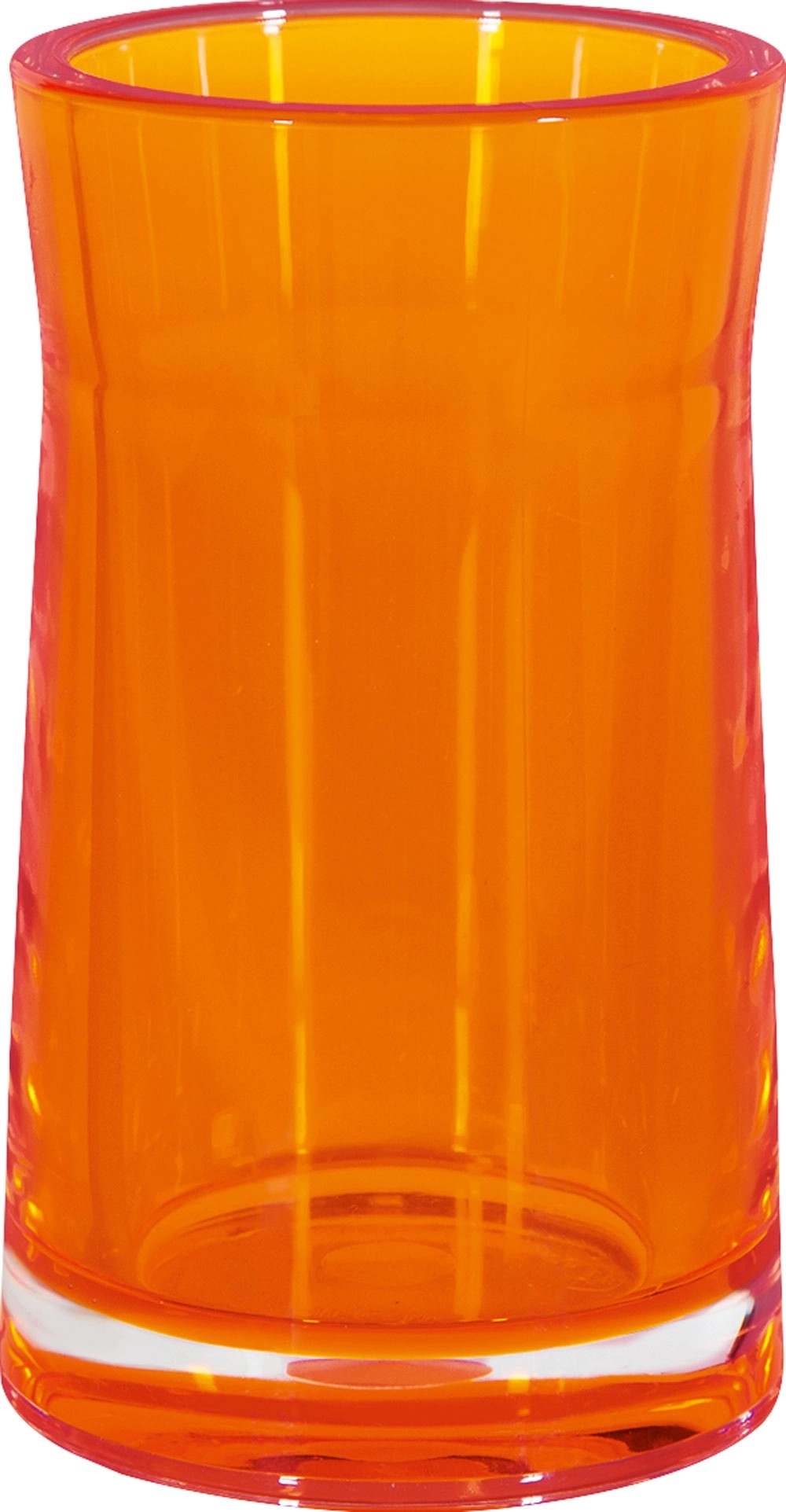 Spirella Priesvitný akrylový pohár na čistenie zubov Sydney oranžový Spirella Priesvitný akrylový pohár na čistenie zubov Sydney oranžový