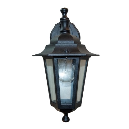 Lutec Vonkajšia nástenná lampa čierna E27 60 W Lutec Vonkajšia nástenná lampa čierna E27 60 W
