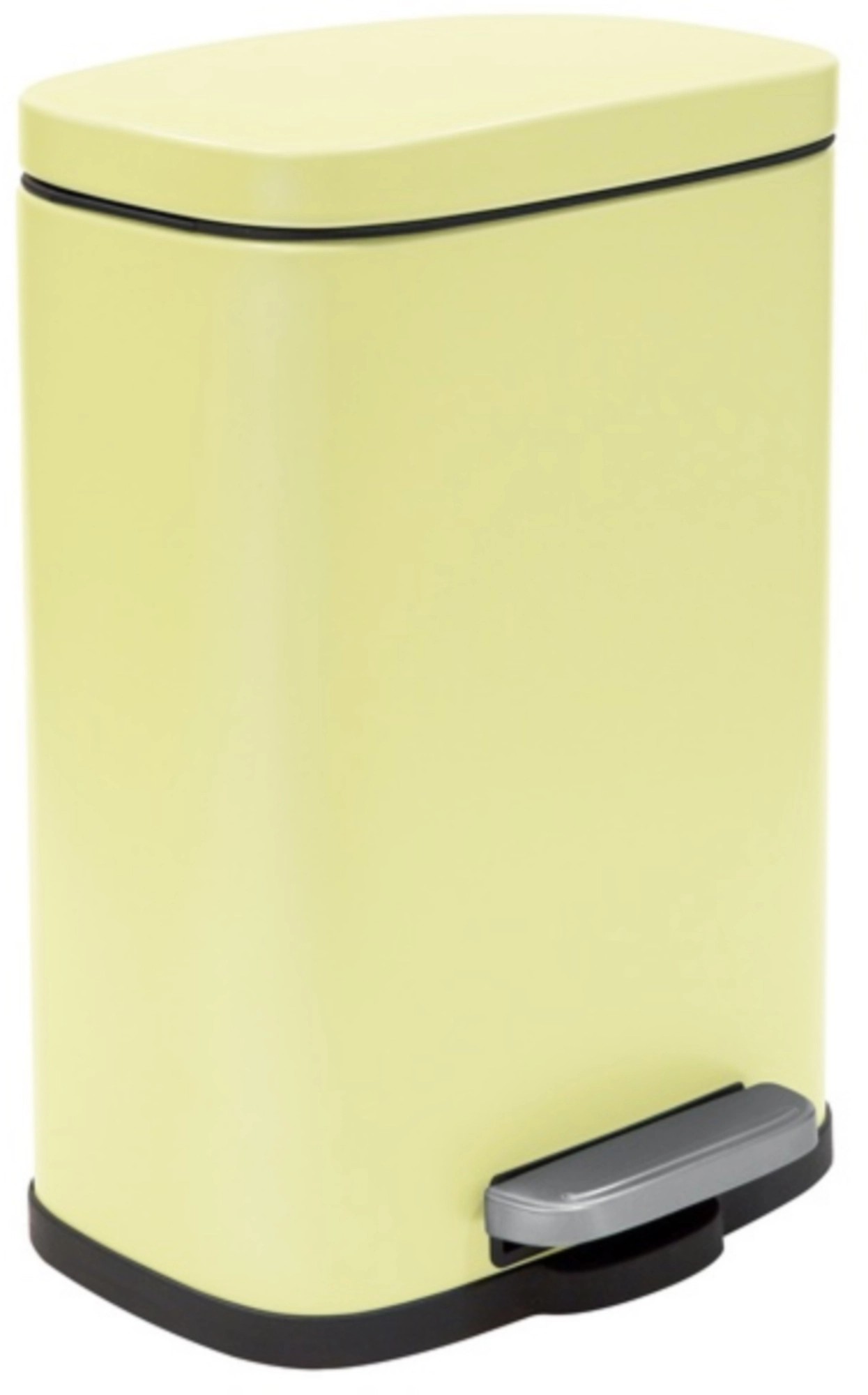 Spirella Nášľapný odpadkový kôš Akira, žltá matná, 5 l Spirella Nášľapný odpadkový kôš Akira, žltá matná, 5 l