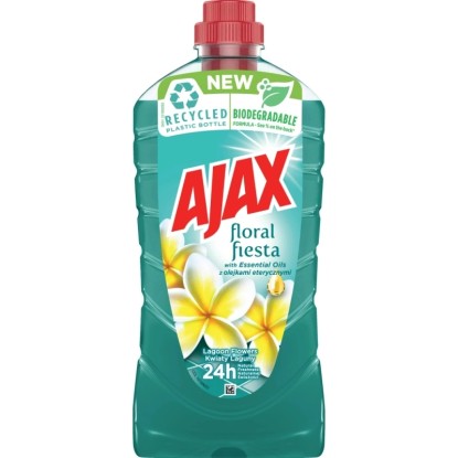 Ajax Univerzálny čistič na podlahy a povrchy Floral Fiesta Lagoon Flowers 1 l Ajax Univerzálny čistič na podlahy a povrchy Floral Fiesta Lagoon Flowers 1 l