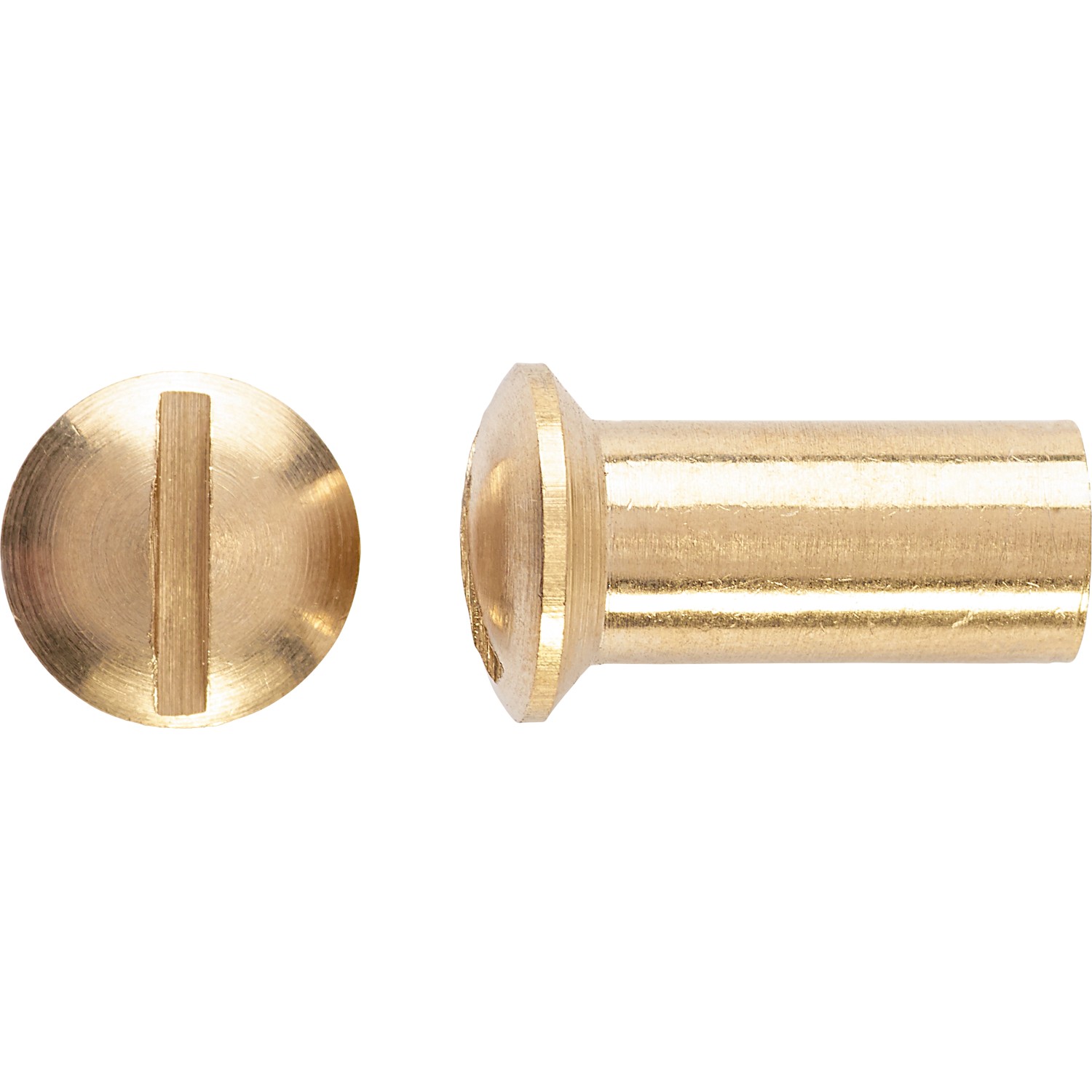 Puzdrová matica M6 x 15 mm, mosadz, 8 ks Puzdrová matica M6 x 15 mm, mosadz, 8 ks