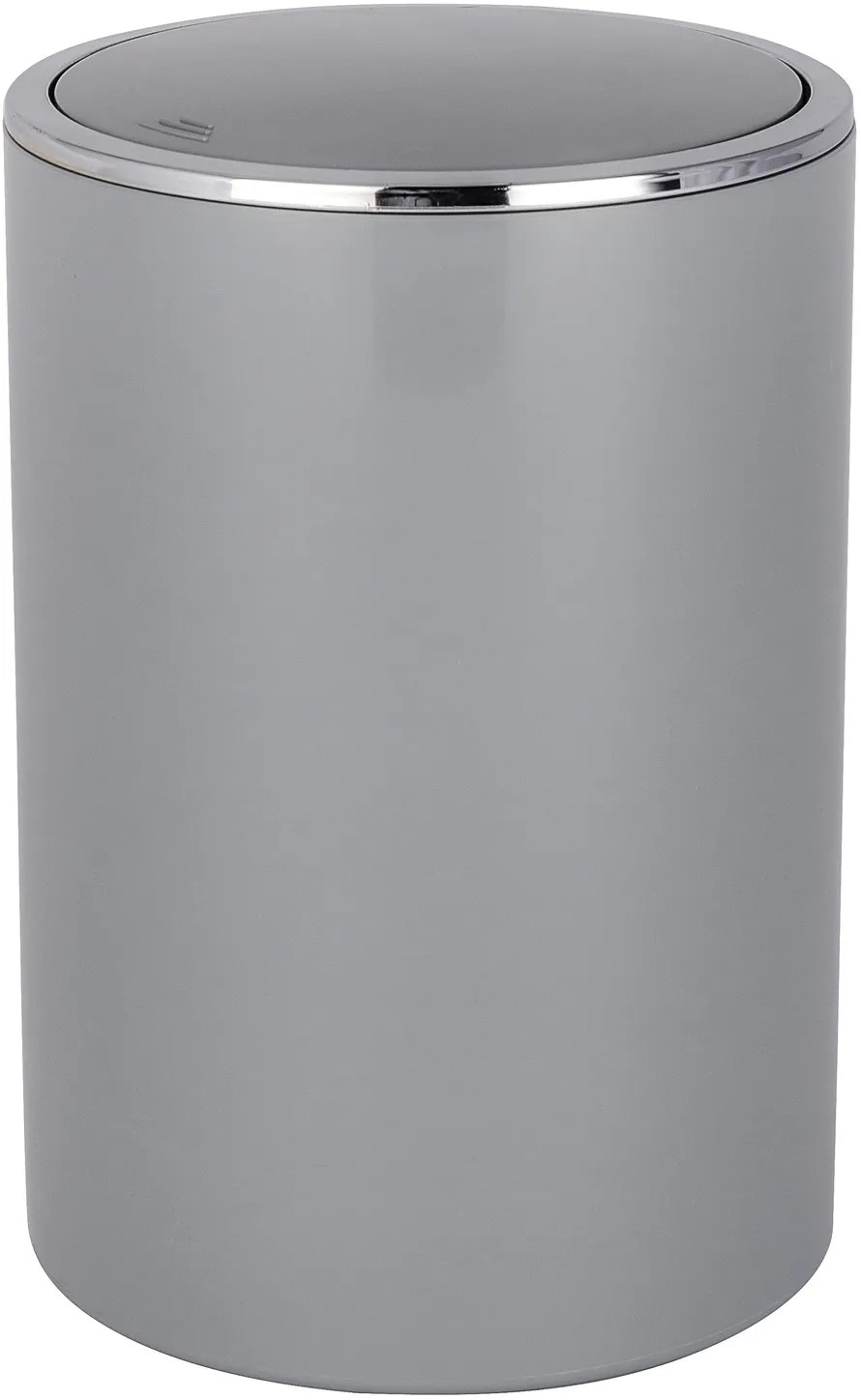Wenko Kozmetický odpadkový kôš s výkyvným vekom Inca, sivá, 5 l Wenko Kozmetický odpadkový kôš s výkyvným vekom Inca, sivá, 5 l