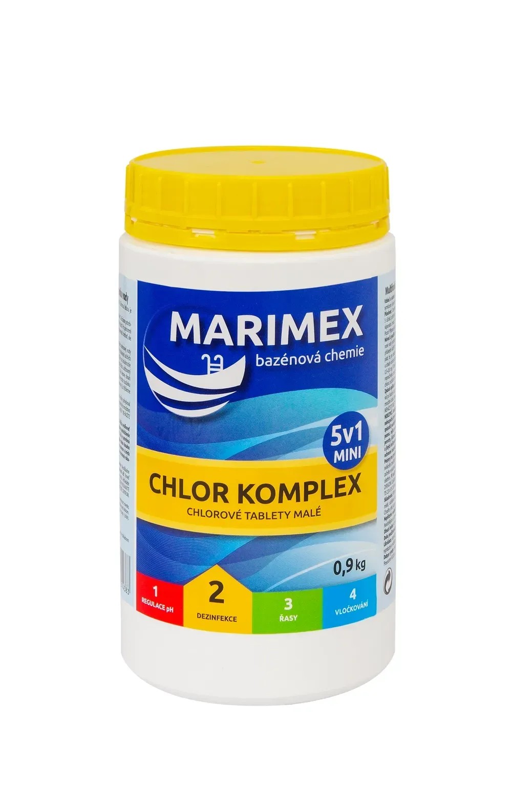 MARIMEX Chlórové tablety CHLOR KOMPLEX MINI 5v1 0,9 kg MARIMEX Chlórové tablety CHLOR KOMPLEX MINI 5v1 0,9 kg