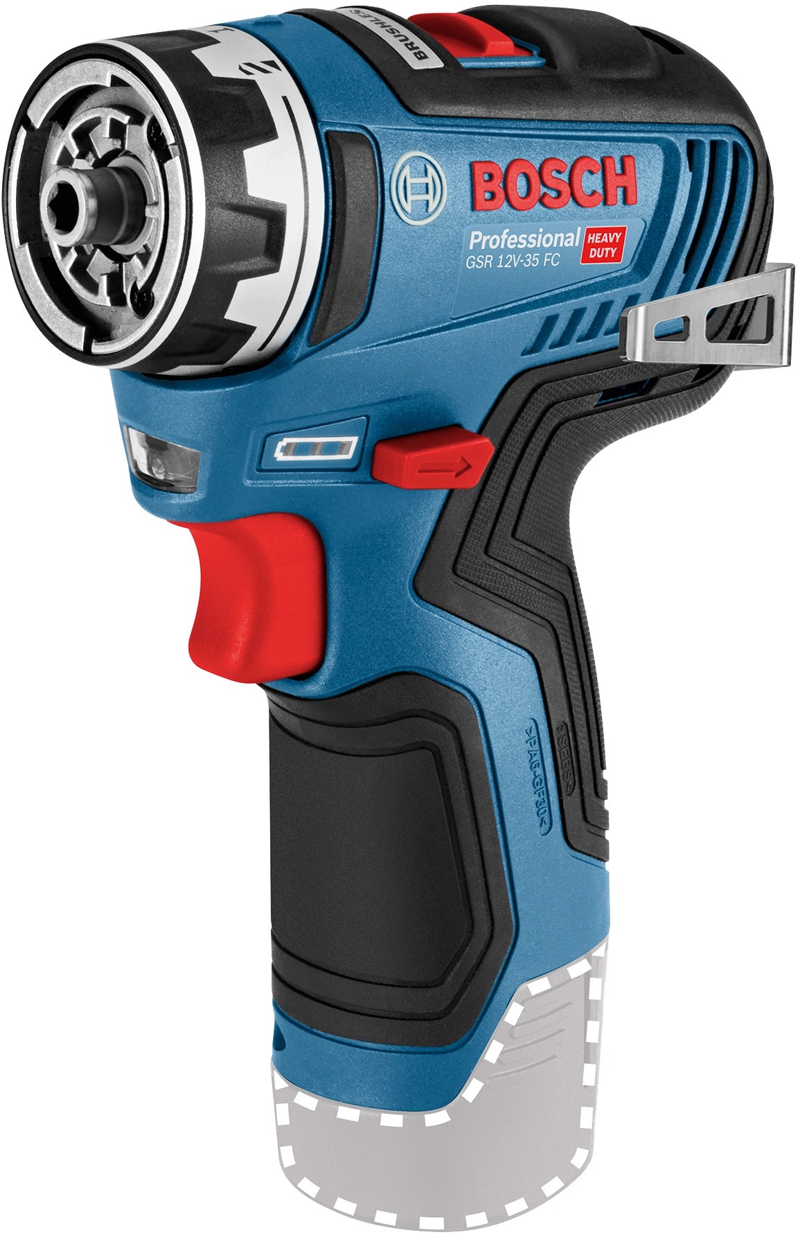 Bosch Professional Aku vŕtací skrutkovač GSR 12 V-35 FC, bez aku Bosch Professional Aku vŕtací skrutkovač GSR 12 V-35 FC, bez aku
