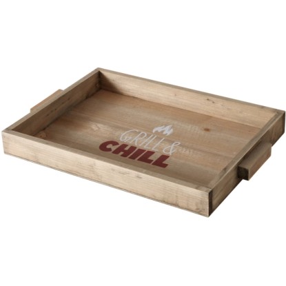 Boltze Dekoratívna tácka Čas na grilovanie prírodná 38 x 26 x 4 cm Boltze Dekoratívna tácka Čas na grilovanie prírodná 38 x 26 x 4 cm