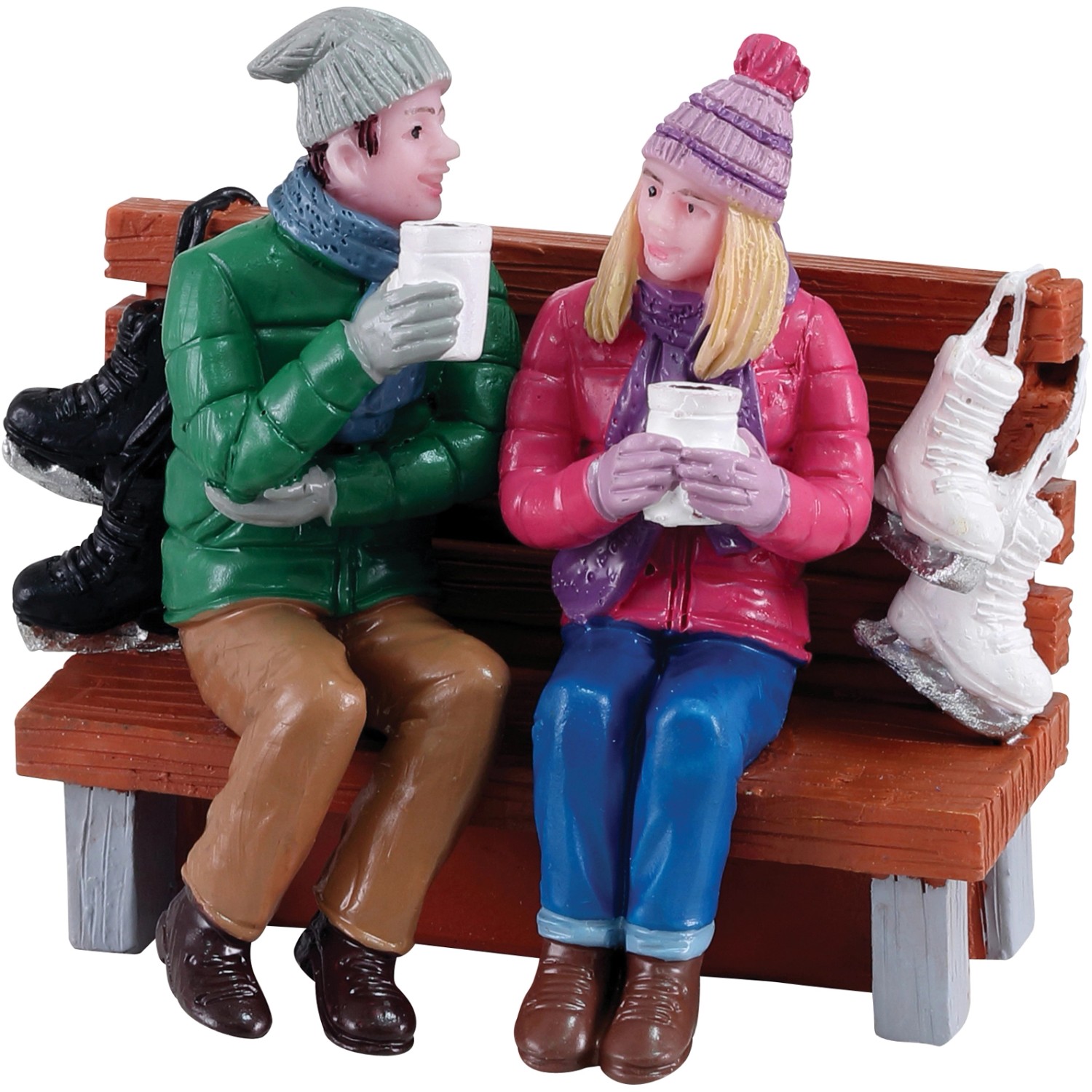 Lemax Vianočná dekorácia Hot Cocoa Drinkers 5,6 x 6 x 4 cm Lemax Vianočná dekorácia Hot Cocoa Drinkers 5,6 x 6 x 4 cm