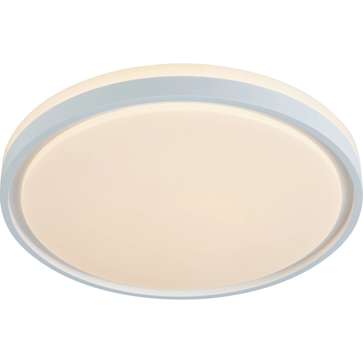 Biele okrúhle LED stropné svietidlo Angera, Ø 44,5 cm, pre vnútorné použitie. Biele okrúhle LED stropné svietidlo Angera, Ø 44,5 cm, pre vnútorné použitie.