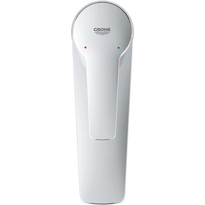 Umývadlová batéria Grohe QuickFix Start Alira M-Size chróm, pohľad zhora. Umývadlová batéria Grohe QuickFix Start Alira M-Size chróm, pohľad zhora.