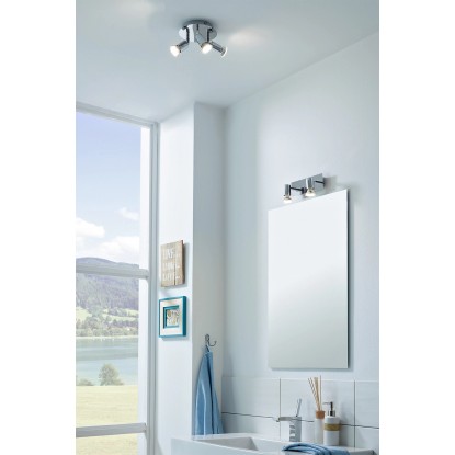 Briloner LED nástenné svietidlo Splash 2-ramenné Briloner LED nástenné svietidlo Splash 2-ramenné