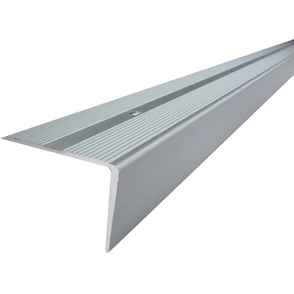 Arcansas Schodová lišta DECORGRALL alu strieborná elox 21 x 21 x 1000 mm Arcansas Schodová lišta DECORGRALL alu strieborná elox 21 x 21 x 1000 mm