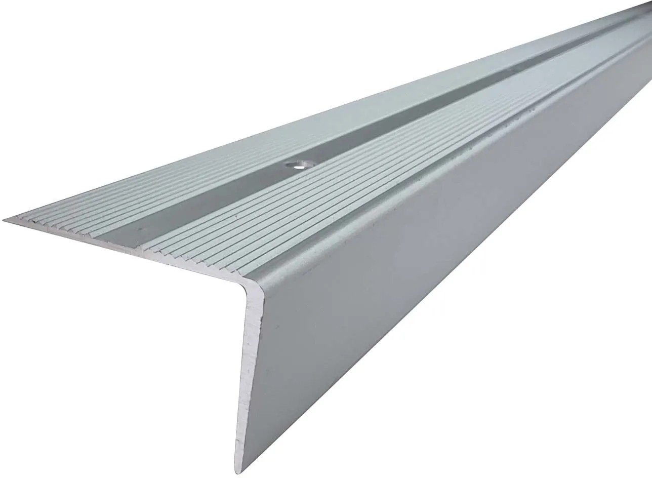 Arcansas Schodová lišta DECORGRALL alu strieborná elox 21 x 21 x 1000 mm Arcansas Schodová lišta DECORGRALL alu strieborná elox 21 x 21 x 1000 mm