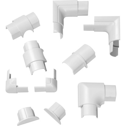 Súprava príslušenstva pre káblový kanál D-Line 30 mm x 15 mm biela Súprava príslušenstva pre káblový kanál D-Line 30 mm x 15 mm biela