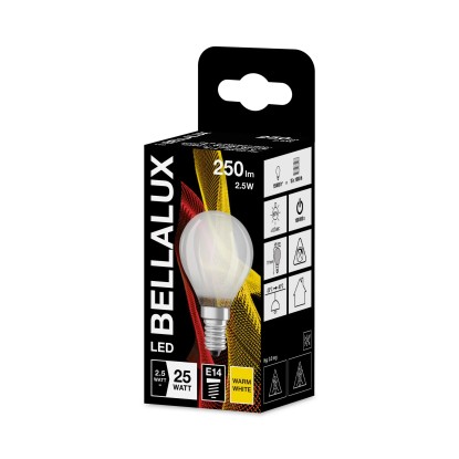 BELLALUX LED žiarovka CLP25 2,5 W E14 2700 K Filament matná BELLALUX LED žiarovka CLP25 2,5 W E14 2700 K Filament matná