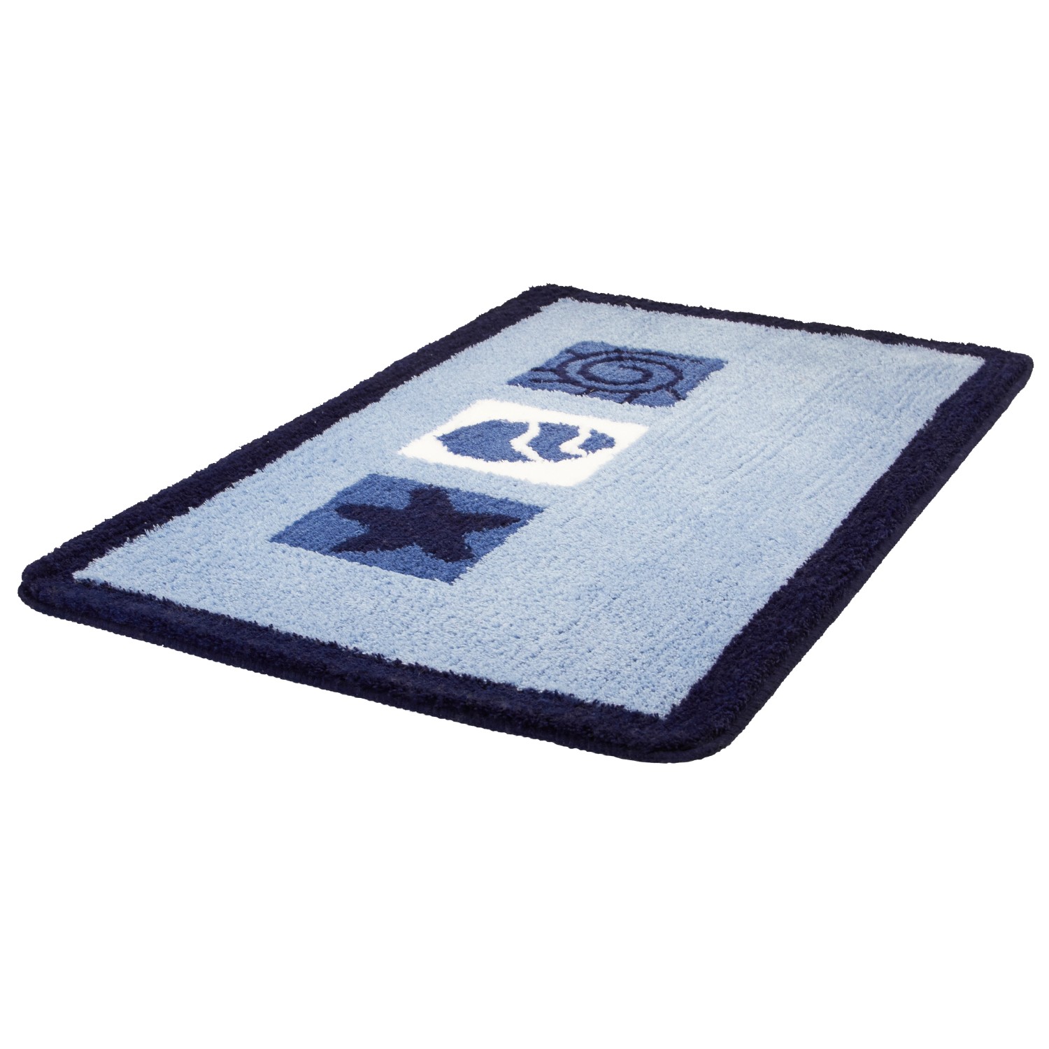 Kleine Wolke Kúpeľňová predložka Beach, azúrová, 70 x 120 cm Kleine Wolke Kúpeľňová predložka Beach, azúrová, 70 x 120 cm