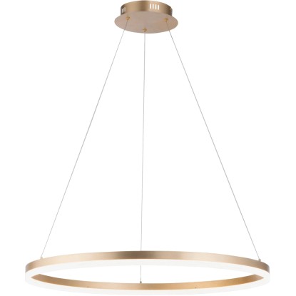 Moderné LED závesné svietidlo Paul Neuhaus Helia, priemer 80 cm, matná mosadz, stmievateľné. Moderné LED závesné svietidlo Paul Neuhaus Helia, priemer 80 cm, matná mosadz, stmievateľné.