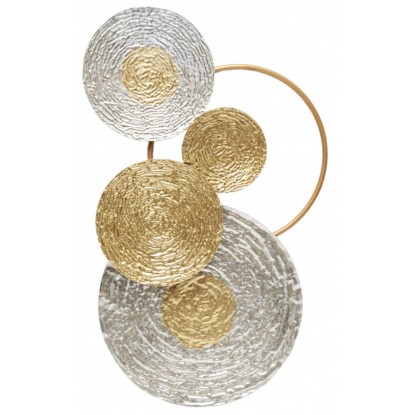 FALC Nástenná kovová dekorácia 3D 21SMA0249, 45 x 70 x 5 cm FALC Nástenná kovová dekorácia 3D 21SMA0249, 45 x 70 x 5 cm