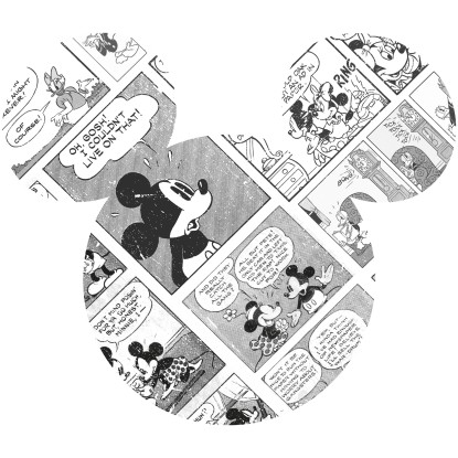 Komar Samolepiaca vliesová fototapeta Dot Mickey Mouse Head Comic Cartoon Komar Samolepiaca vliesová fototapeta Dot Mickey Mouse Head Comic Cartoon