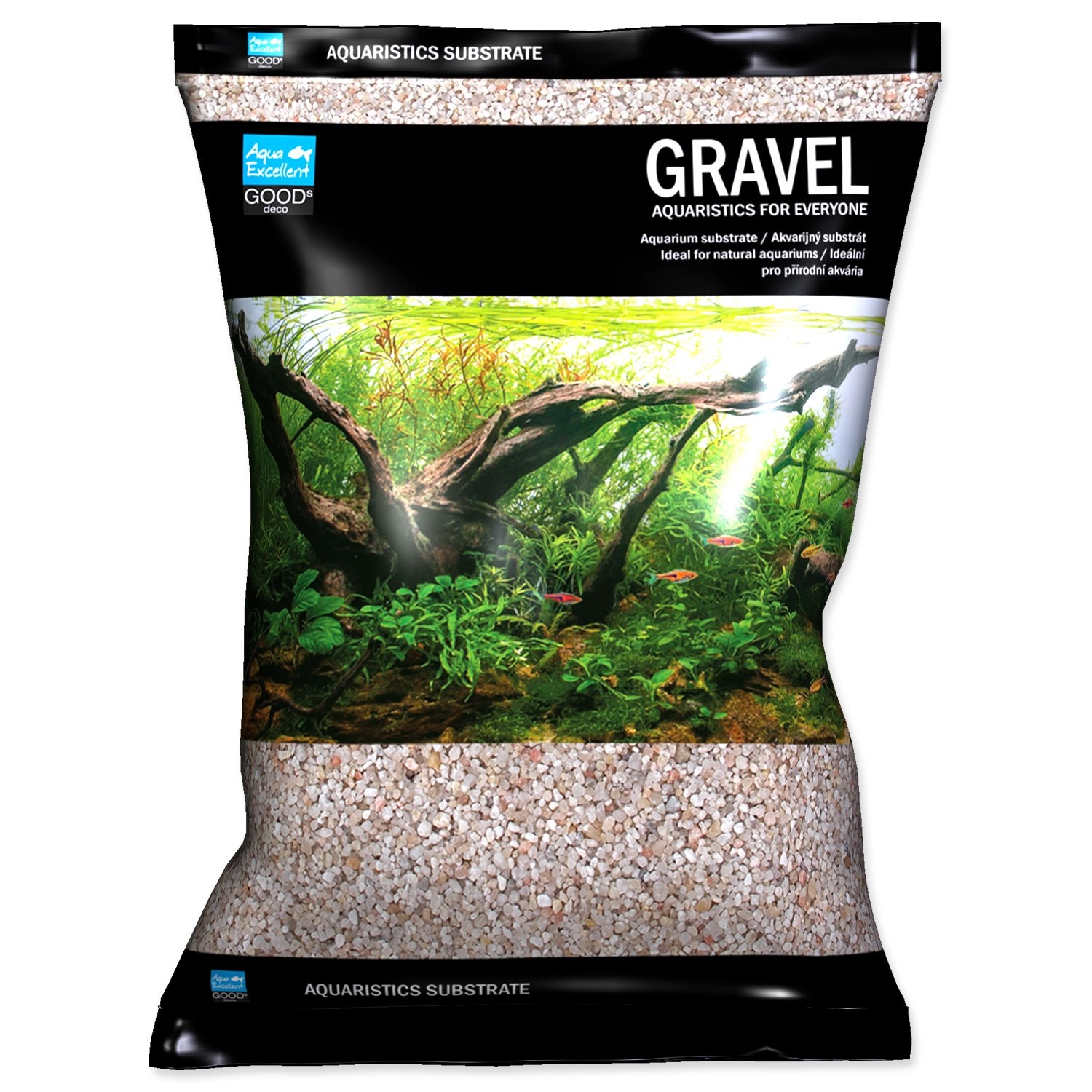 Aqua Excellent Akvarijný piesok kremičitý 2,5 mm, 3 kg Aqua Excellent Akvarijný piesok kremičitý 2,5 mm, 3 kg