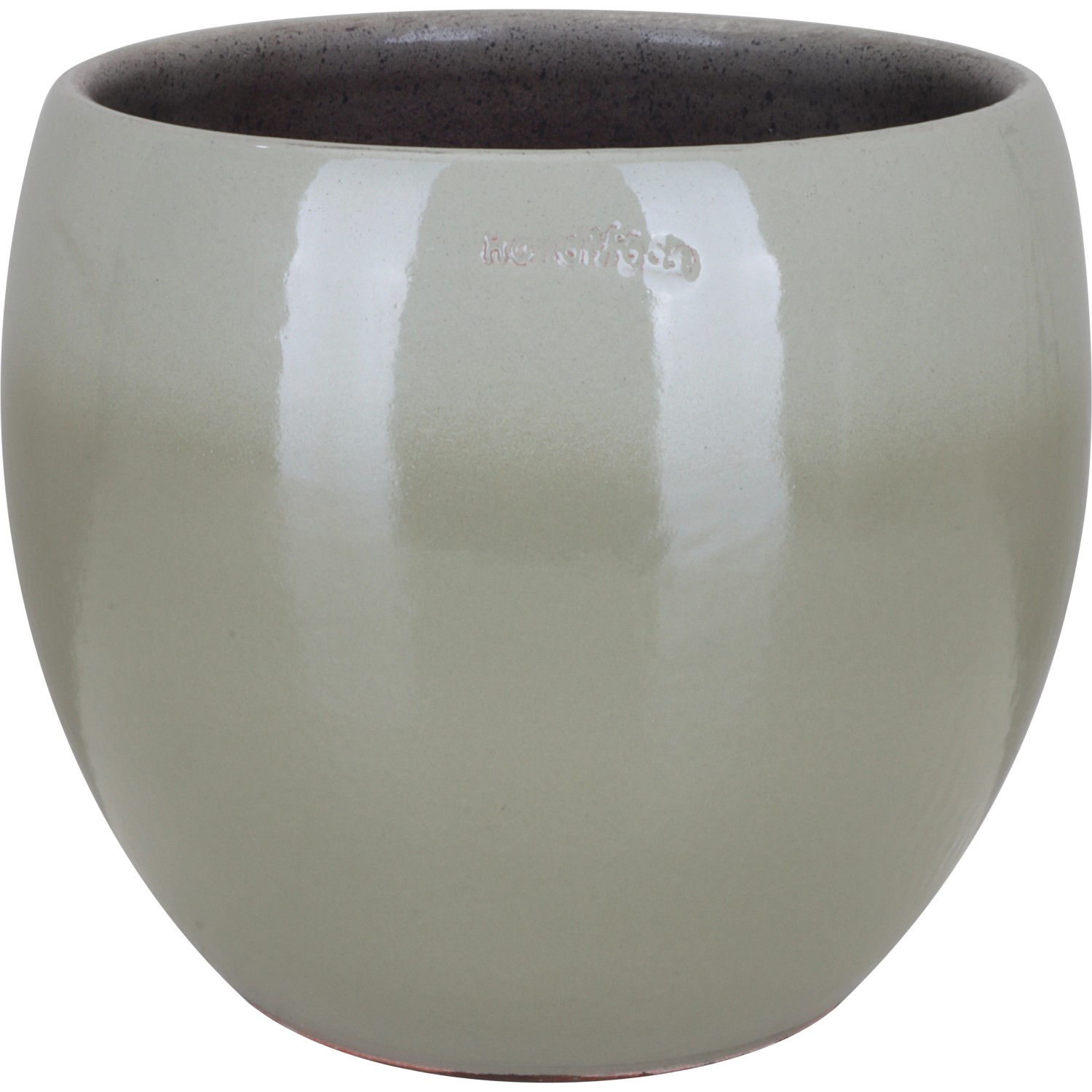 A.H.G. Keramický kvetináč Luxa, glazúrovaná šalviová, pr. 24 x 23 cm A.H.G. Keramický kvetináč Luxa, glazúrovaná šalviová, pr. 24 x 23 cm