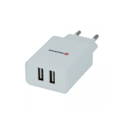 Biela USB nabíjačka t.b.t. pre mobilné telefóny a smartfóny. Biela USB nabíjačka t.b.t. pre mobilné telefóny a smartfóny.