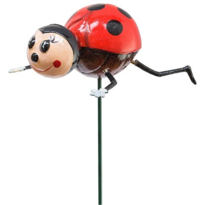 Dekoratívny záhradný zápich Fun Spinner lienka, 45 cm, 1 ks Dekoratívny záhradný zápich Fun Spinner lienka, 45 cm, 1 ks