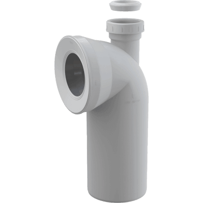 Alcadrain Dopojenie k WC s pripojením DN40/50 - koleno 90° Alcadrain Dopojenie k WC s pripojením DN40/50 - koleno 90°