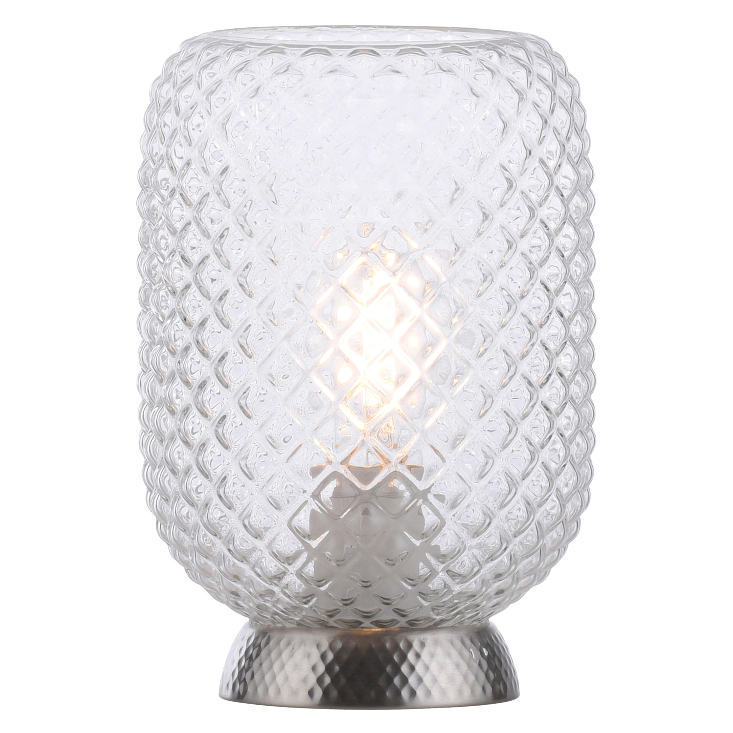 Just Light Stolová lampa Reishi, oceľová, pr. 15 x 22,5 cm Just Light Stolová lampa Reishi, oceľová, pr. 15 x 22,5 cm