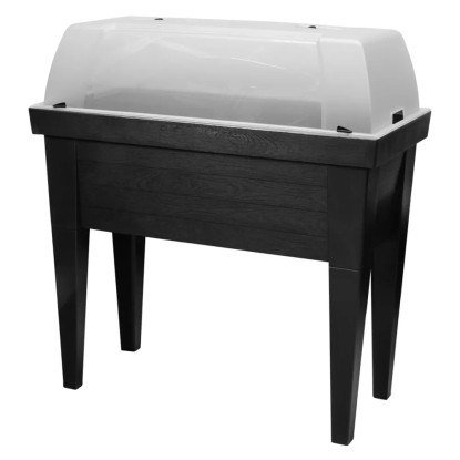 Jelenia Plast Vyvýšený záhon s pareniskom antracitový 190 l, 107 x 50 x 100 cm Jelenia Plast Vyvýšený záhon s pareniskom antracitový 190 l, 107 x 50 x 100 cm