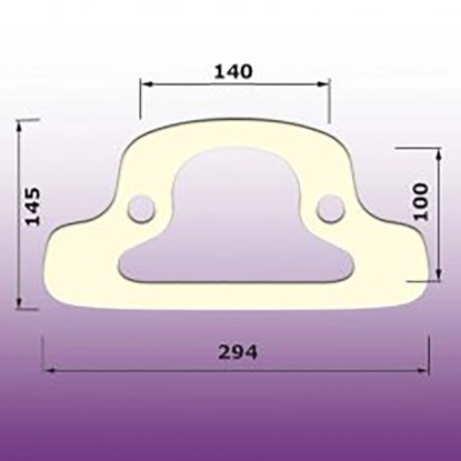 Tesnenie WC kombi medzi nádrž a misu typ B G4/98 Tesnenie WC kombi medzi nádrž a misu typ B G4/98