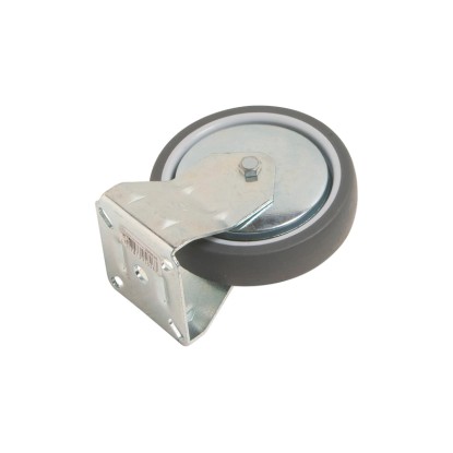 OBI Neotočné koliesko s doštičkou a klzným ložiskom, pr. 100 mm, 60 kg OBI Neotočné koliesko s doštičkou a klzným ložiskom, pr. 100 mm, 60 kg