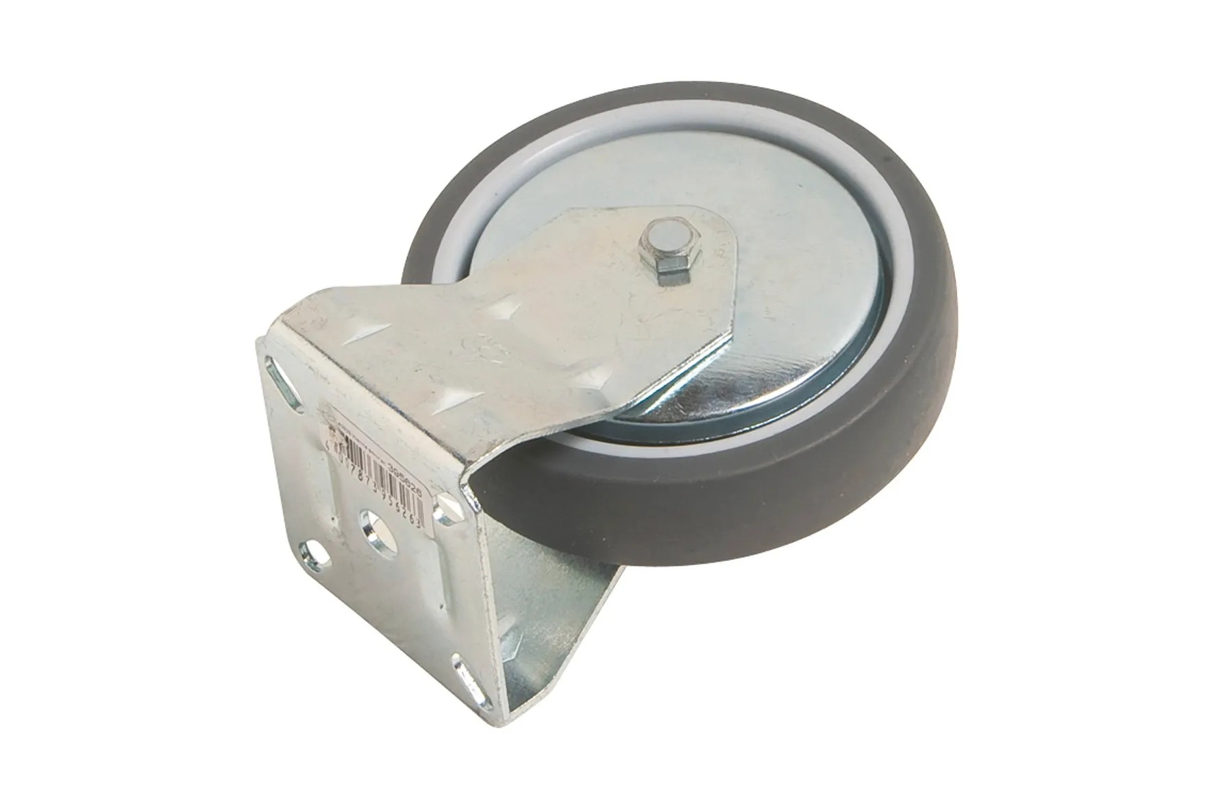 OBI Neotočné koliesko s doštičkou a klzným ložiskom, pr. 100 mm, 60 kg OBI Neotočné koliesko s doštičkou a klzným ložiskom, pr. 100 mm, 60 kg