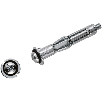 LUX Kovová hmoždinka do dutiny so skrutkou, 4 ks, 5 x 52 mm LUX Kovová hmoždinka do dutiny so skrutkou, 4 ks, 5 x 52 mm