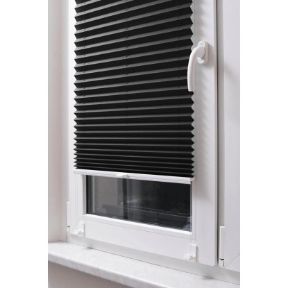 STUZA Plisé roleta EasyFix, čierna, 50 x 100 cm STUZA Plisé roleta EasyFix, čierna, 50 x 100 cm