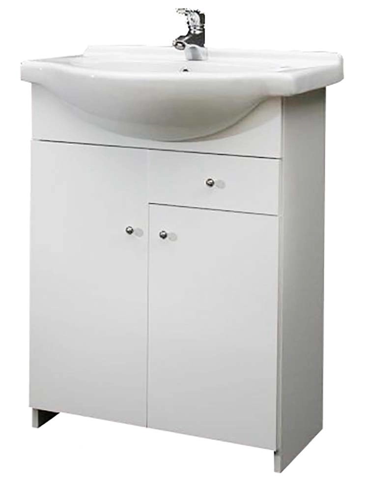 Kúpeľňová skrinka s umývadlom Jolana S55 biela Kúpeľňová skrinka s umývadlom Jolana S55 biela