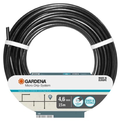 GARDENA Micro-Drip-System Rúrka rozdeľovacia 4,6 mm (3/16"), 15 m GARDENA Micro-Drip-System Rúrka rozdeľovacia 4,6 mm (3/16"), 15 m