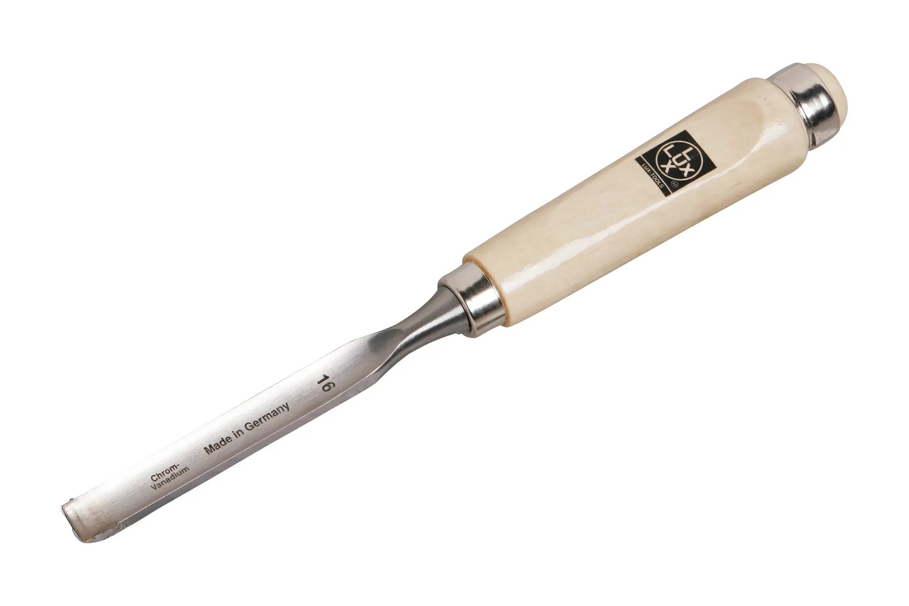 LUX-TOOLS Duté dláto 16 mm s drevenou rukoväťou Comfort LUX-TOOLS Duté dláto 16 mm s drevenou rukoväťou Comfort