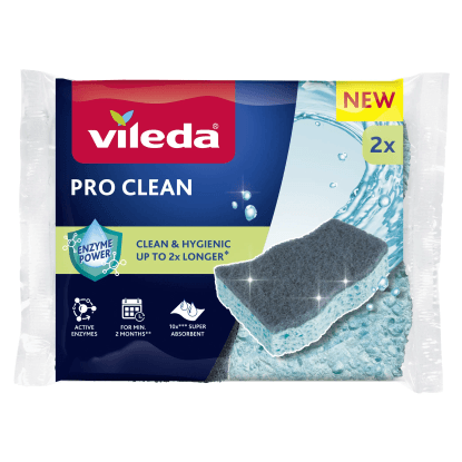 Vileda Viskózna hubka Pro Clean, 2 ks Vileda Viskózna hubka Pro Clean, 2 ks