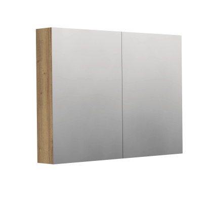 INTEDOOR Zrkadlová skriňa BEE, 2 dvere, el. zásuvka, IP44, š. 100cm, dub Halifax INTEDOOR Zrkadlová skriňa BEE, 2 dvere, el. zásuvka, IP44, š. 100cm, dub Halifax